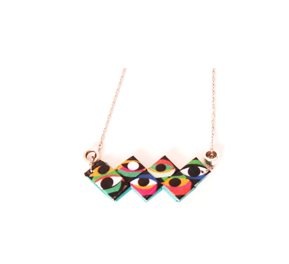 Collier en papier recyclé Collier Naona