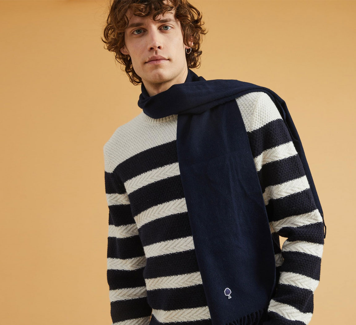 écharpe en laine homme Echarpe en laine cachemire