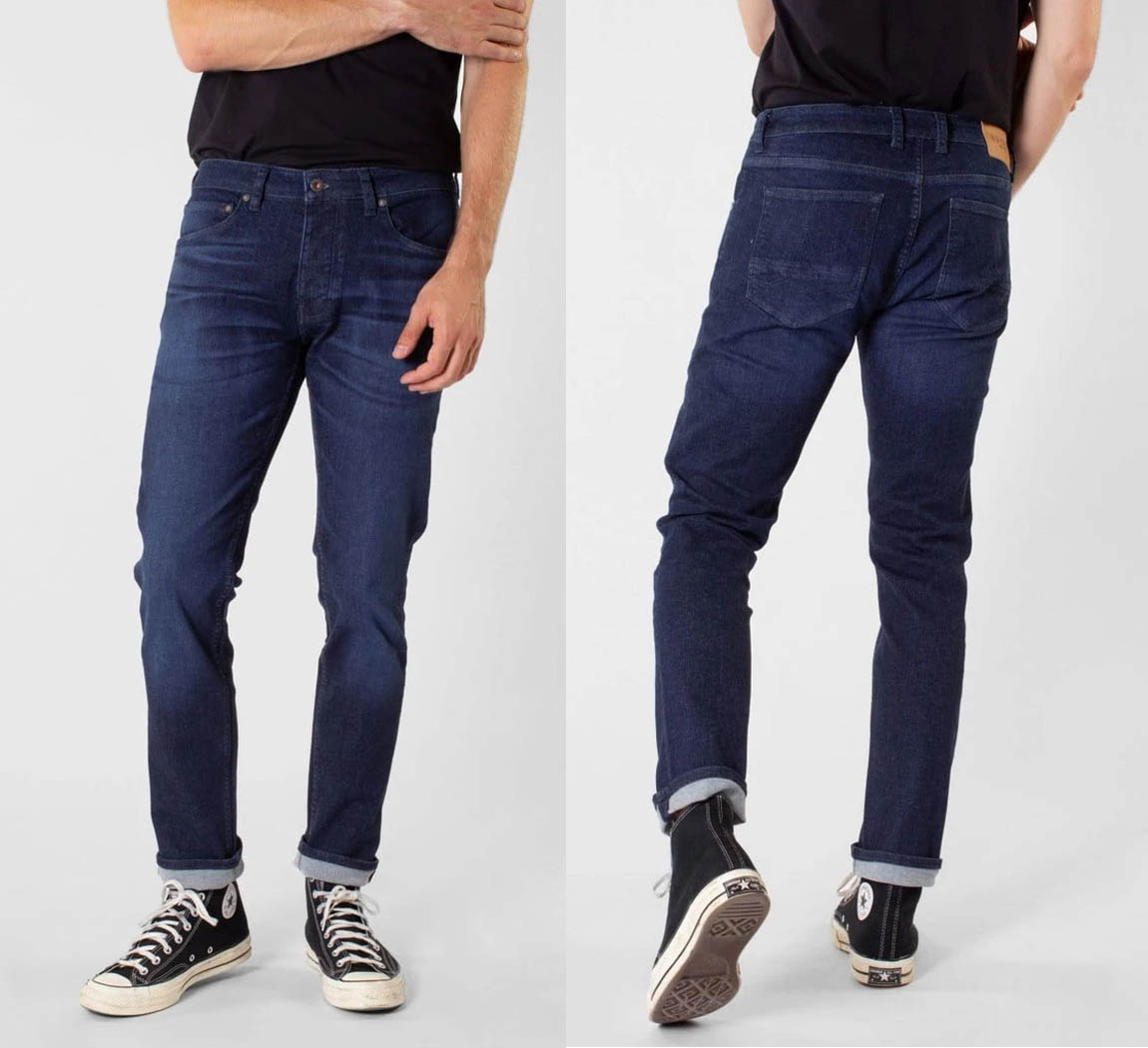 Jeans homme noir vegan Jamie Slim 