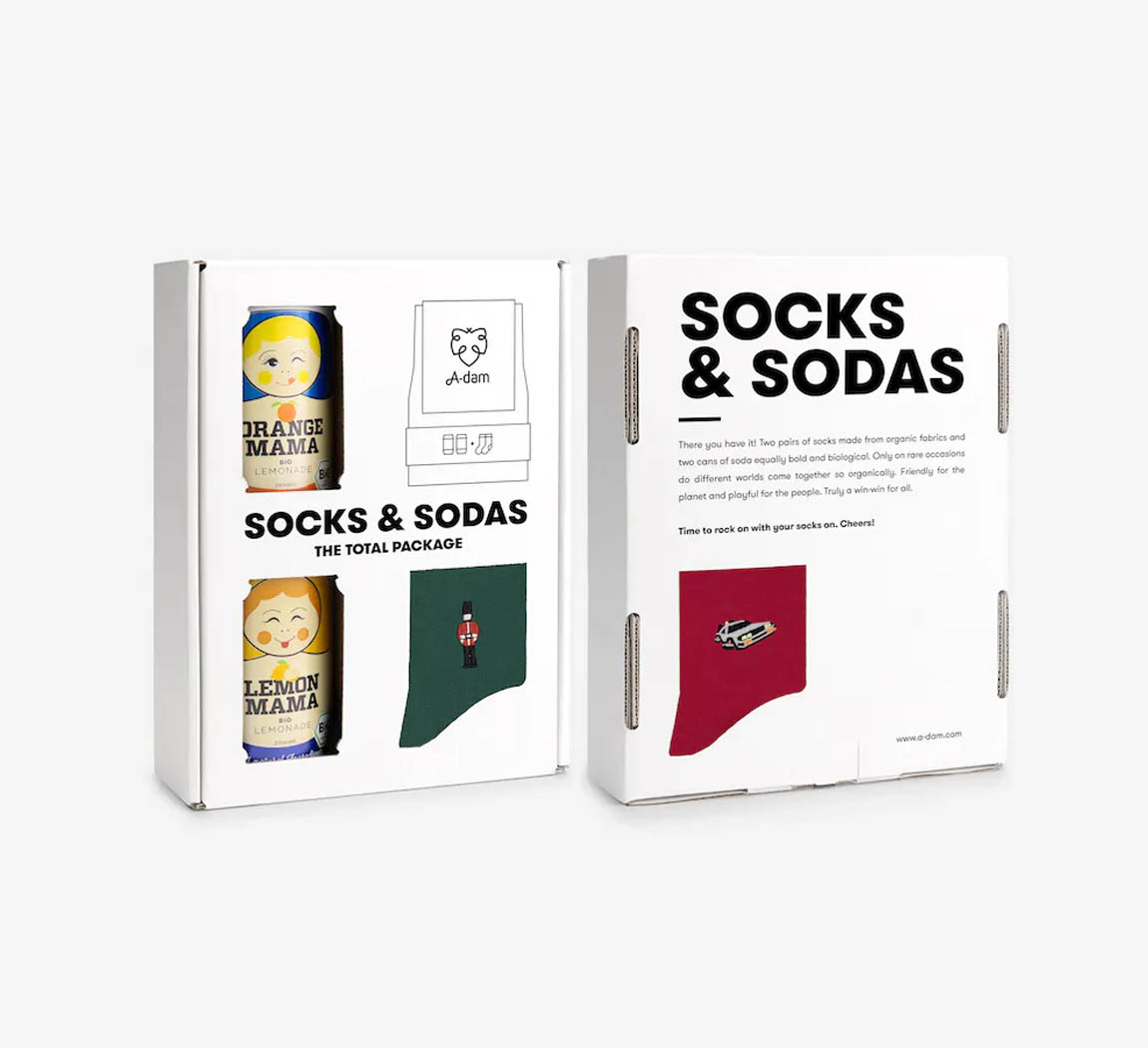 pack chaussette et soda Socks and Soda