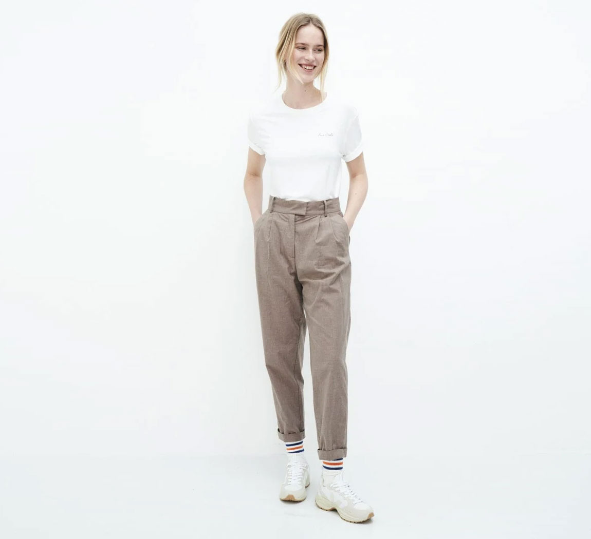 chino coton bio femme Mila Pants