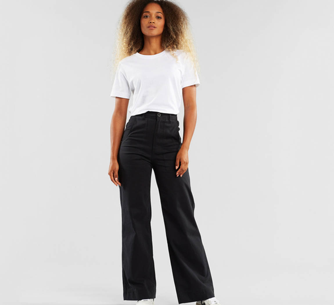 Pantalon femme coton bio taille haute Pants Vara Workwear 