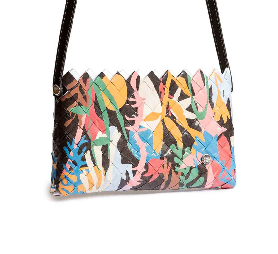 Sac à main en papier up cylé Pochette Bandouliere Naona