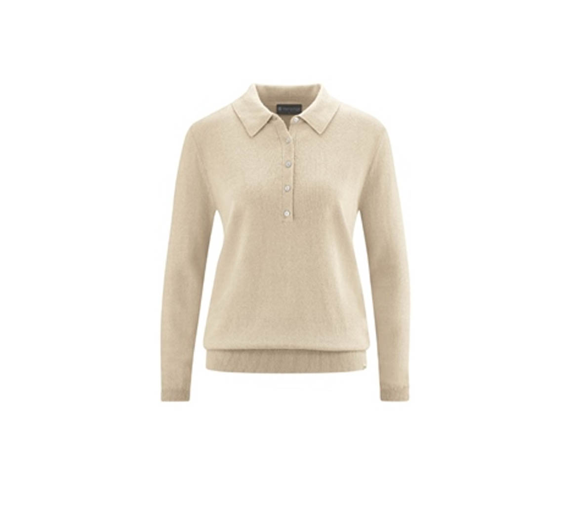 polo en chanvre femme Polo Knit