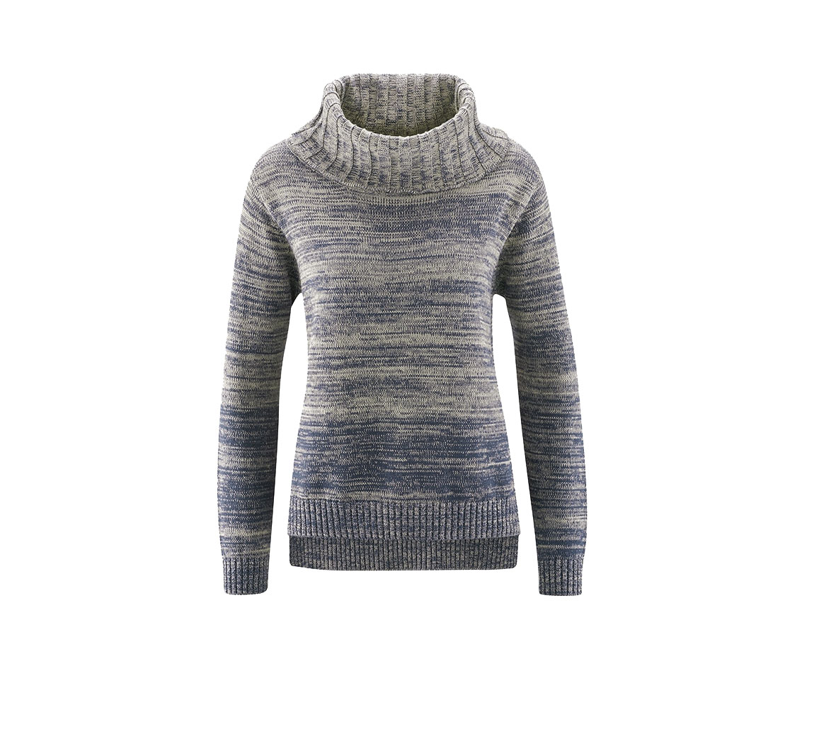 Pull femme en chanvre Tube Collar Pullover