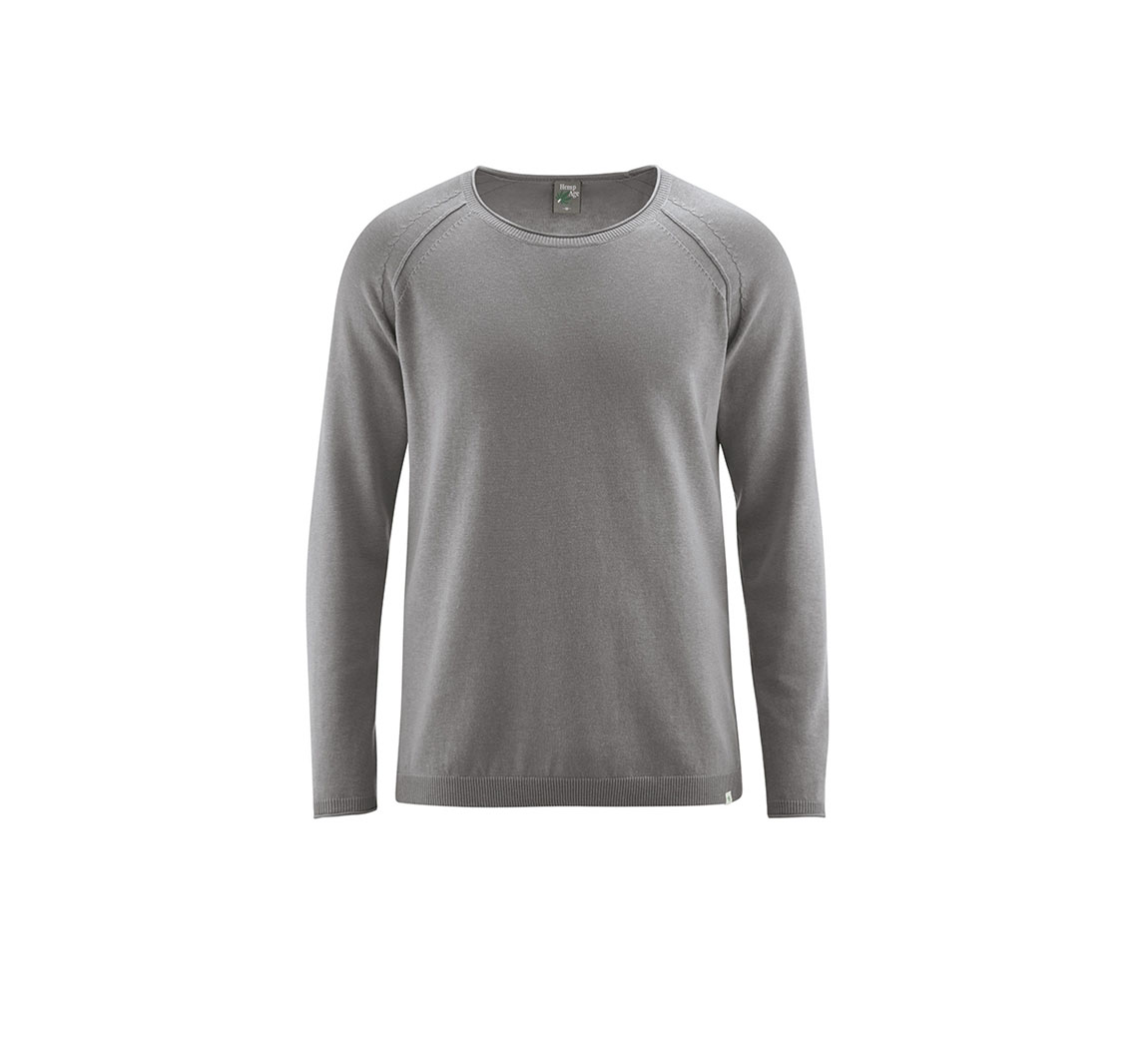 Pull homme en chanvre Pullover tricoté 