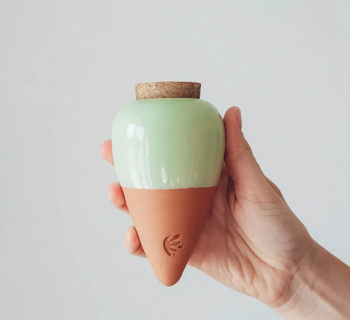 ollas bio plante bois céramique zéro déchet fait main ecofriendly france vegan Olla Pépin