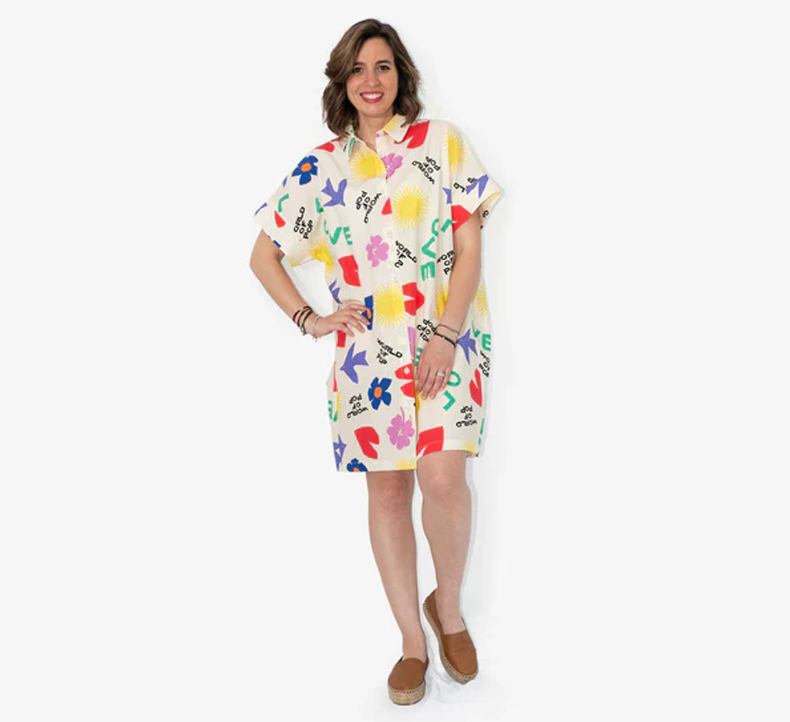 Robes & jupes Femme Robe chemise Symboles