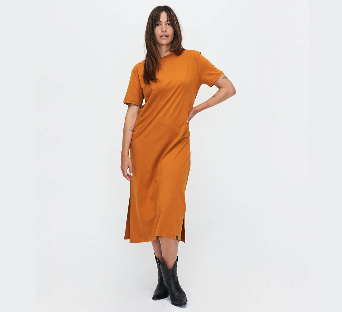 Robe longue orange Robe Brandy 