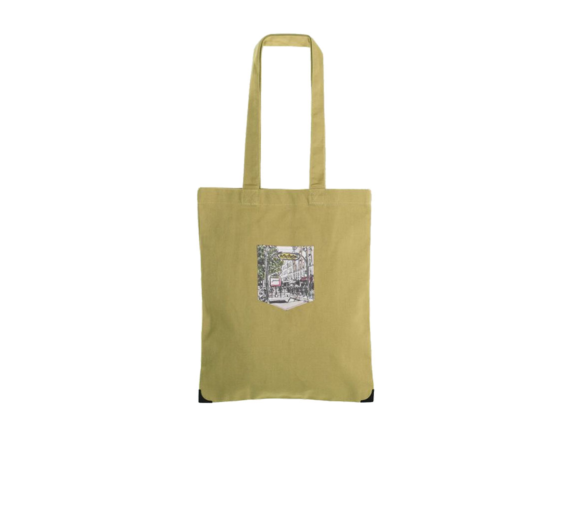 Sacoche bandoulière femme en toile poche camel