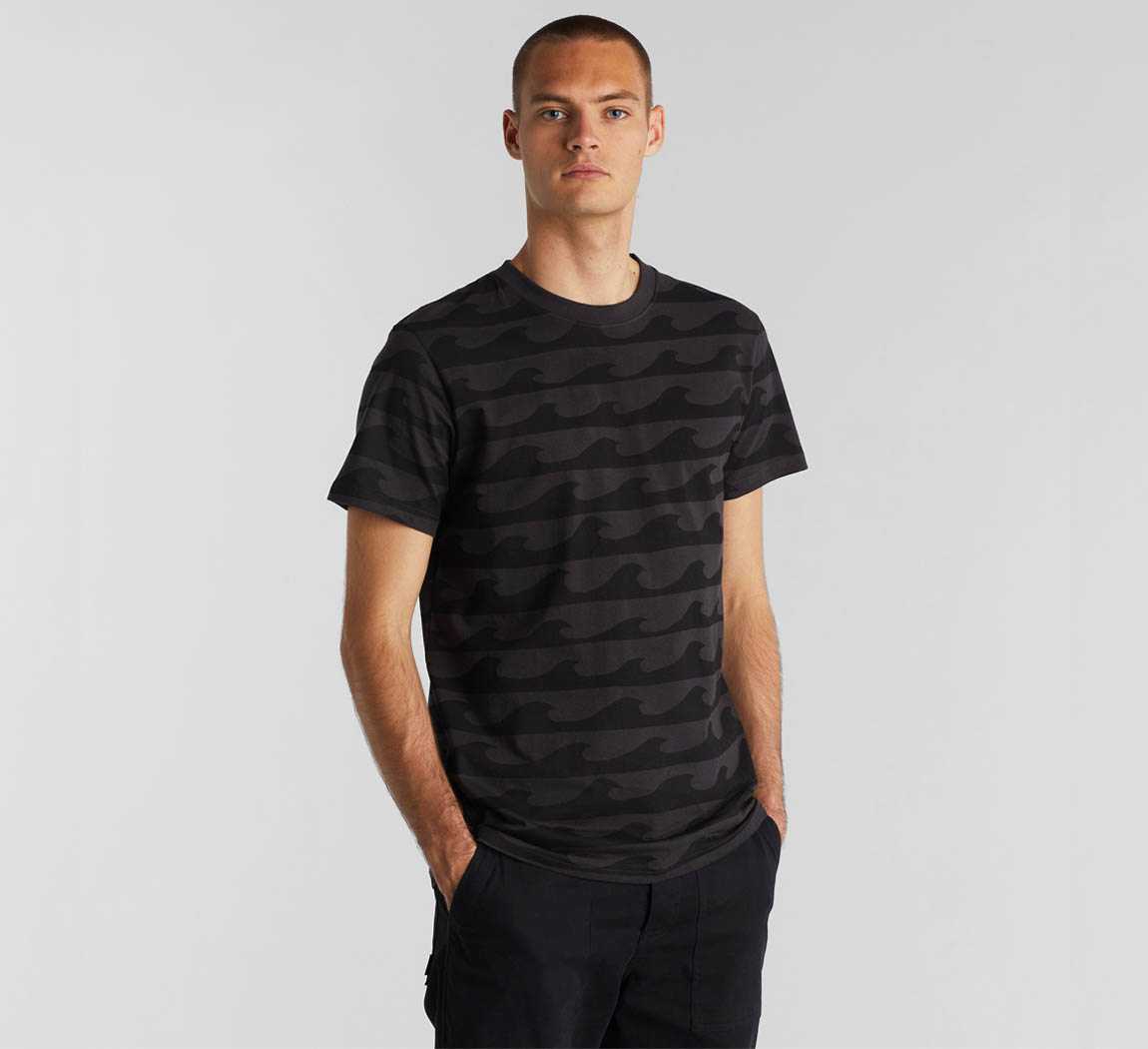 T-shirt homme en coton bio T-shirt Stockholm Jacquard