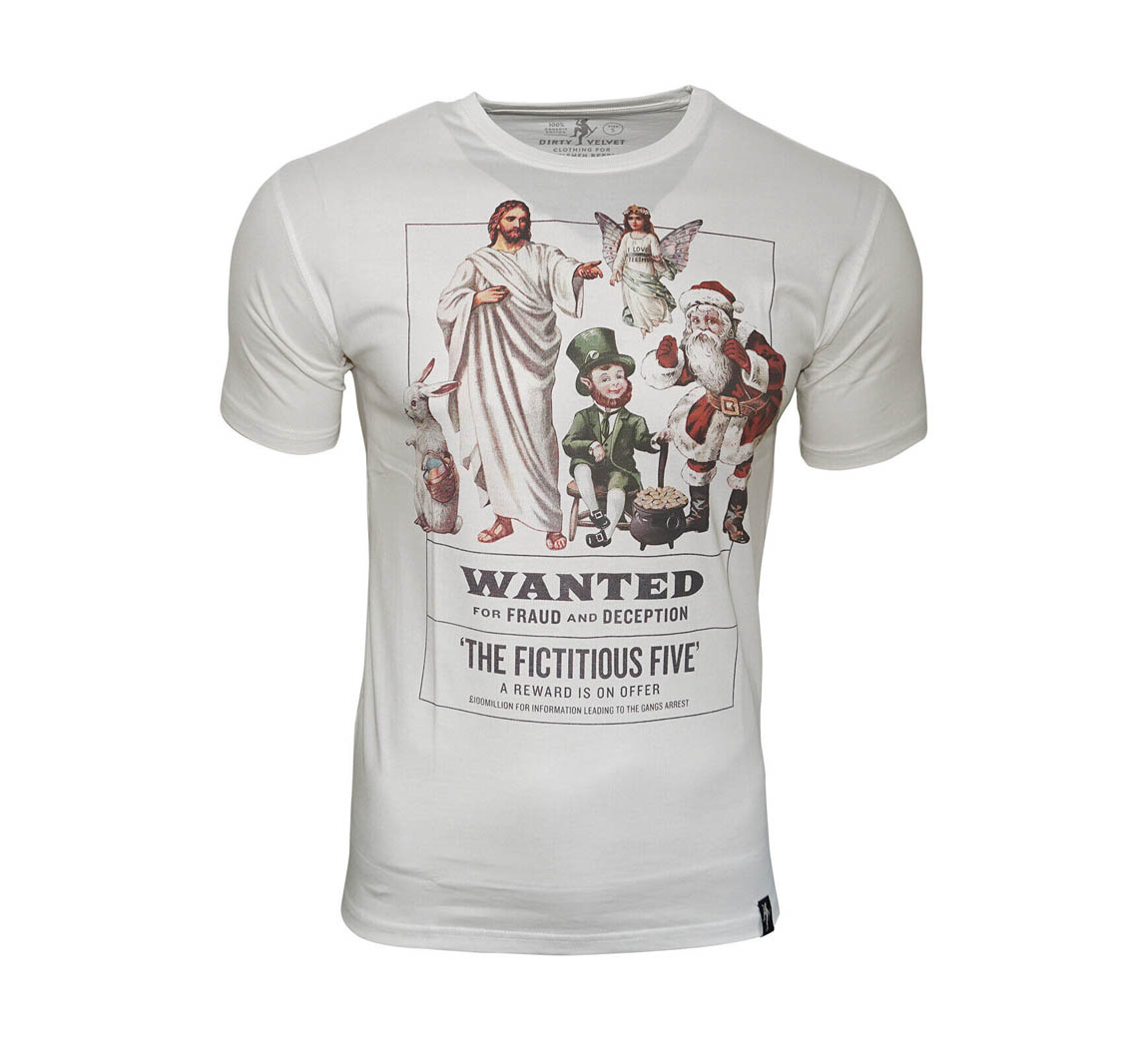 T shirt sur personnages fictifs célèbres The fictitious five
