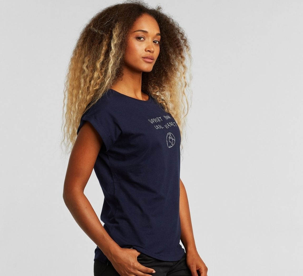 T-shirt femme en coton biologique T-shirt F Dedicated T-shirt Visby