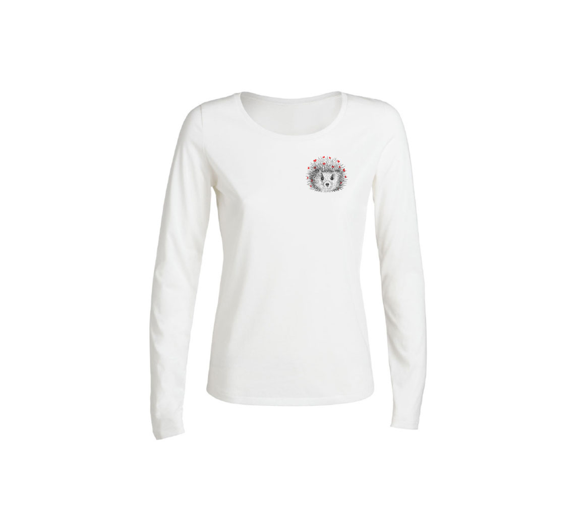 t shirt femme manches longues T shirt manches longues Hérisson 