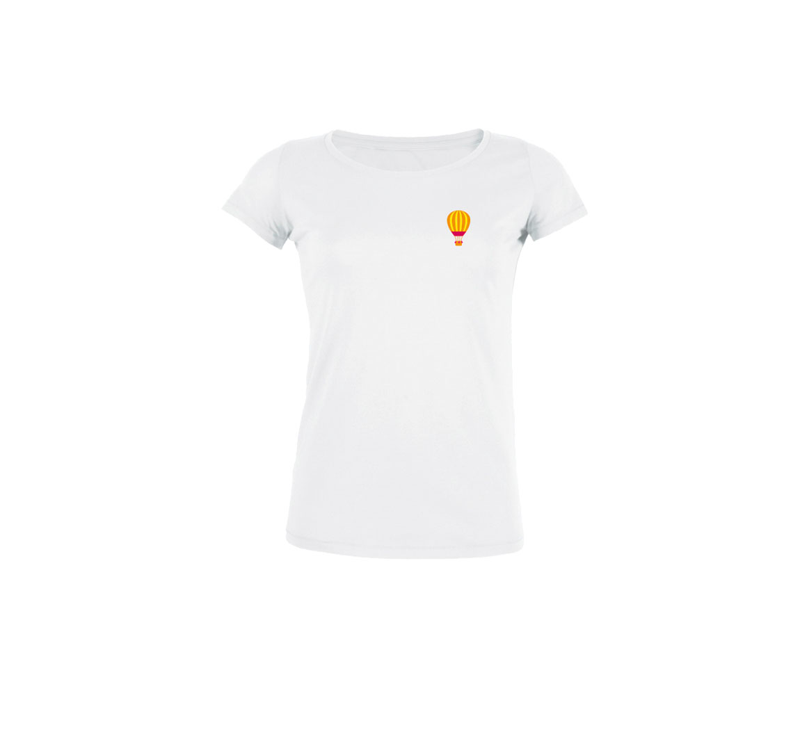 T shirt femme coton biologique Basic t-shirt 