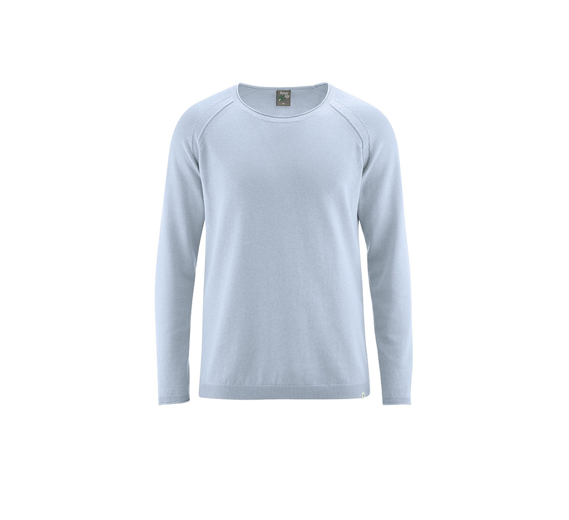 Pull homme en chanvre Pullover tricoté 