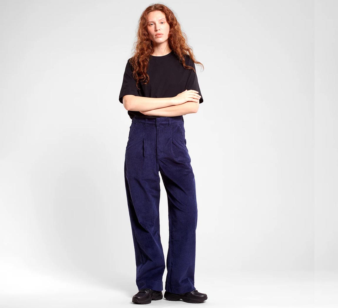 Pantalon femme coton bio taille haute Pants Vara Workwear 
