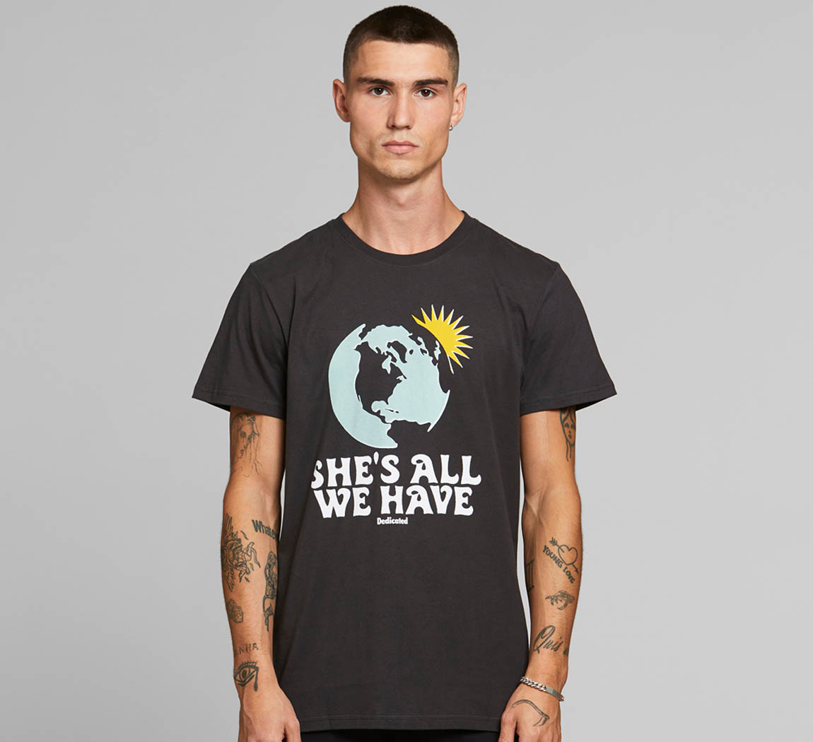 T-shirt Dedicated en coton bio T-shirt H Dedicated