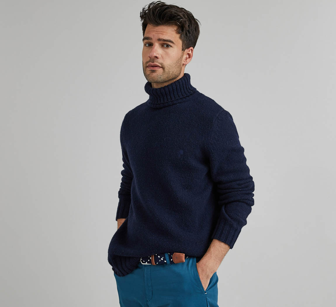 pull homme en laine recycle Belouve en laine recyclé